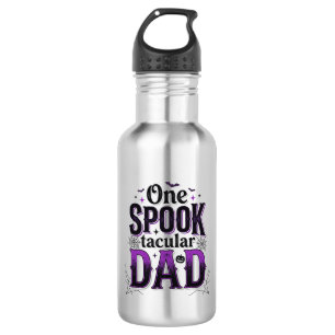 Spitzenmäßiger Halloween-Vintage-Vektor-Design für Edelstahlflasche