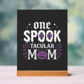 Spitzenmäßiges Halloween-Design für Mütter_1 Acrylschild (Neutral)