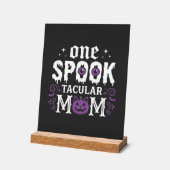 Spitzenmäßiges Halloween-Design für Mütter_1 Acrylschild (Winkel)
