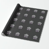 Spitzenmäßiges Halloween-Design für Mütter_1 Geschenkpapier (Ungerollt)