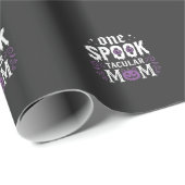 Spitzenmäßiges Halloween-Design für Mütter_1 Geschenkpapier (Rolleneckpunkt)