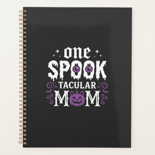 Spitzenmäßiges Halloween-Design für Mütter_1 Planer (Vorderseite)
