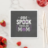 Spitzenmäßiges Halloween-Design für Mütter_1 Serviette (Beispiel)