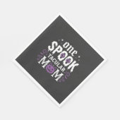 Spitzenmäßiges Halloween-Design für Mütter_1 Serviette (Ecke)
