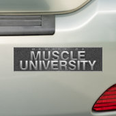 SPITZENmuskel-Universität Autoaufkleber (Auf Auto)