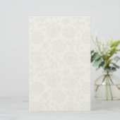 Spitzenmuster, Blume Vintag 1 Briefpapier (Stehend Vorderseite)