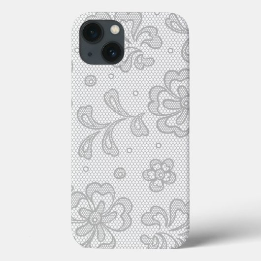 Spitzenmuster, Blume Vintag 1 Case-Mate iPhone Hülle (Rückseite)