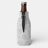 Spitzenmuster, Blume Vintag 1 Flaschenkühler (Flasche Rückseite)
