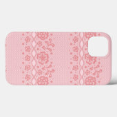 Spitzenmuster, Blume Vintag 3 Case-Mate iPhone Hülle (Rückseite (Horizontal))