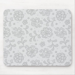 Spitzenmuster, Blumen vintage 1 Mousepad