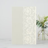 Spitzenmuster, Blumen vintage 5 Briefpapier (Stehend Vorderseite)