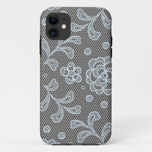 Spitzenmuster, Blumen vintage 6 Case-Mate iPhone Hülle (Rückseite)