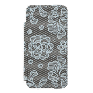 Spitzenmuster, Blumen vintage 6 Incipio Watson™ iPhone 5 Geldbörsen Hülle
