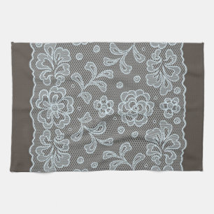 Spitzenmuster, Blumen vintage 6 Küchentuch
