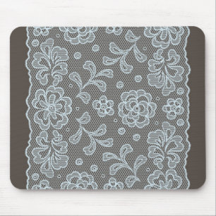 Spitzenmuster, Blumen vintage 6 Mousepad