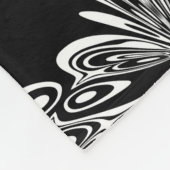 Spitzenmuster Fleecedecke (Ecke)