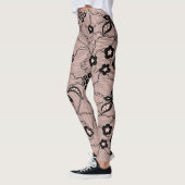 Spitzenmuster Leggings (Links)