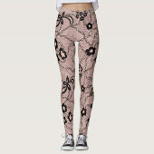 Spitzenmuster Leggings (Vorderseite)