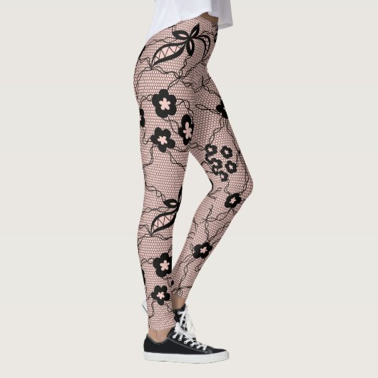 Spitzenmuster Leggings (Rechts)