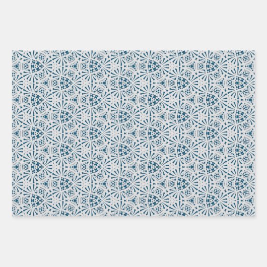 Spitzenpapier Geschenkpapier Set (Vorderseite 2)