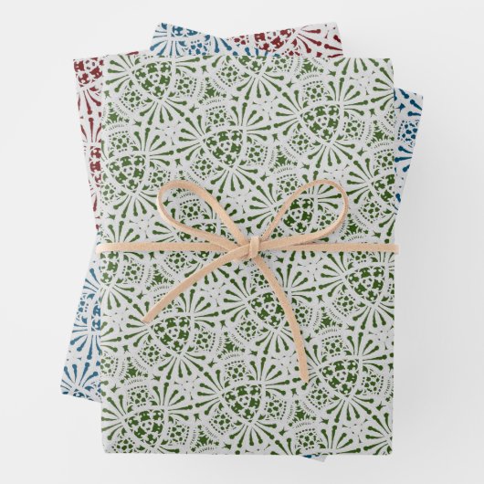 Spitzenpapier Geschenkpapier Set (Beispiel)