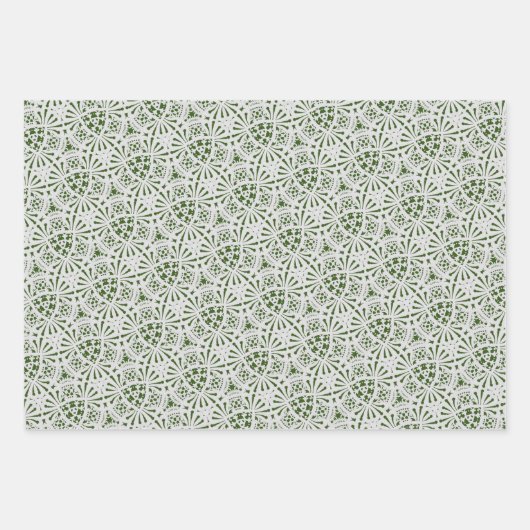 Spitzenpapier Geschenkpapier Set (Vorderseite)