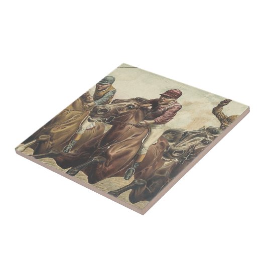 SPITZENPferderennen Fliese (Seite)