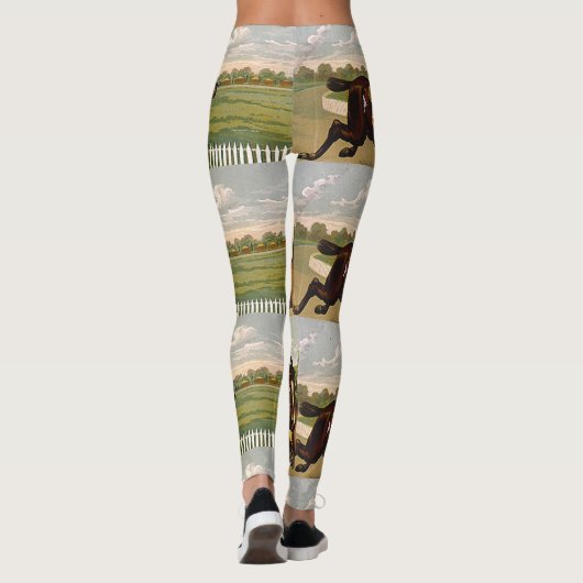 SPITZENPferderennen-Leben Leggings (Rückseite)