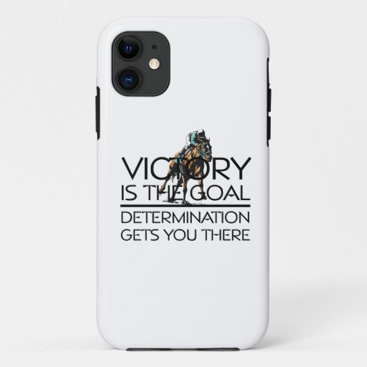 SPITZENPferderennen-Sieg-Slogan Case-Mate iPhone Hülle (Rückseite)