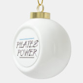 SPITZENPilates Power Keramik Kugel-Ornament (Rechts)