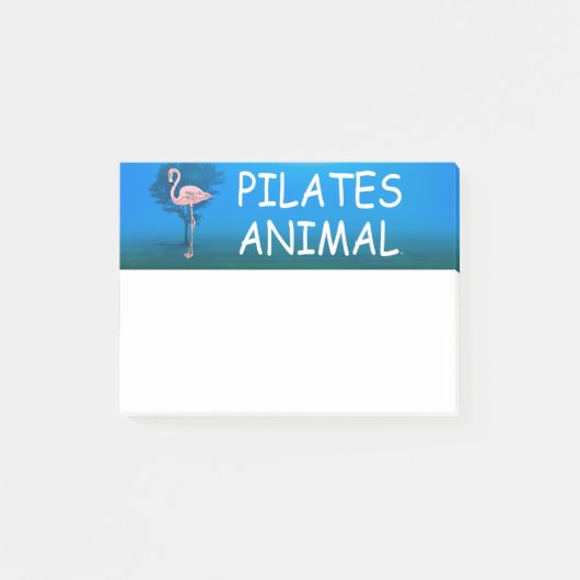 SPITZENPilates Tier Post-it Klebezettel (Vorderseite)