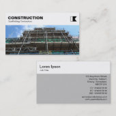 Spitzenplatte - Bau - Baugerüst Visitenkarte (Vorne/Hinten)