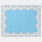 Spitzenrahmen Fleecedecke (Vorderseite (Horizontal))