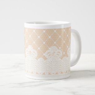 Spitzenrand Jumbo-Tasse