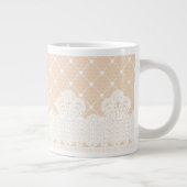 Spitzenrand Jumbo-Tasse (Rechts)