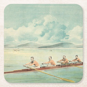 SPITZENRower Rechteckiger Pappuntersetzer