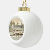 SPITZENrudersport Keramik Kugel-Ornament (Rechts)