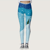 SPITZENschnee-Häschen Leggings (Vorderseite)