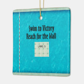 SPITZENSchwimmteam-Slogan Keramikornament (Links)