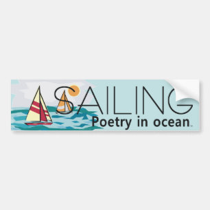 SPITZENsegeln, Poesie im Ozean Autoaufkleber