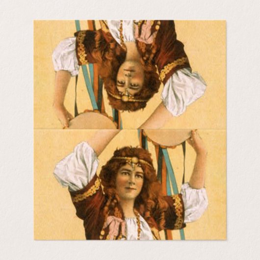 SPITZENSinti und Roma Visitenkarten (Außenseite Aufgefaltet)