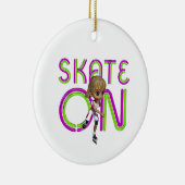 SPITZENSkate an Keramik Ornament (Rechts)