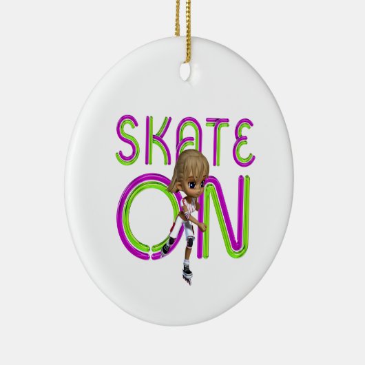 SPITZENSkate an Keramik Ornament (Rechts)