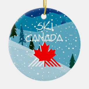 SPITZENski Kanada Keramik Ornament