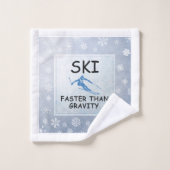 SPITZENski schneller als Schwerkraft Badhandtuch Set (Waschlappen)