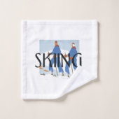 SPITZENskifahren Badhandtuch Set (Waschlappen)