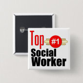 Spitzensozialarbeiter Button (Vorne & Hinten)