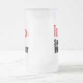 Spitzensozialarbeiter Mattglas Bierglas (Mittel)