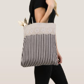 Spitzenstoff-Textiltextur, Hintergrundmuster. Tasche (Von Nahem)