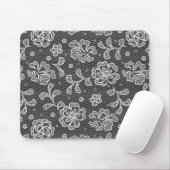 Spitzenstoffmuster 1 mousepad (Mit Mouse)